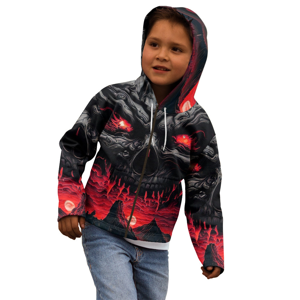 time-to-unleash-alittle-hell-kid-hoodie