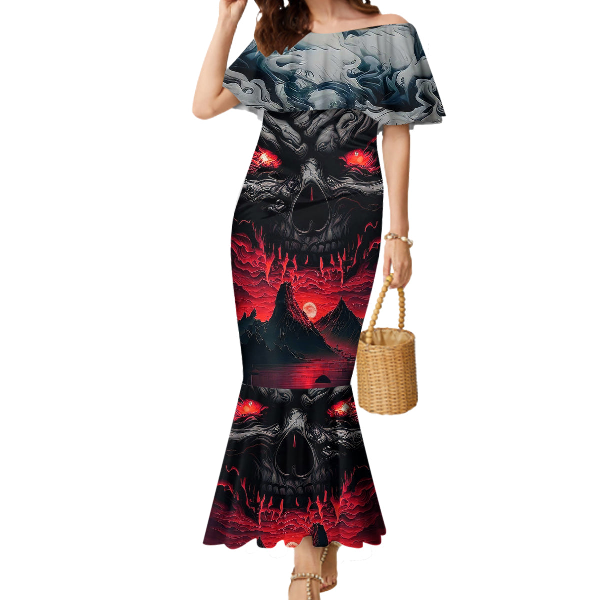 time-to-unleash-alittle-hell-mermaid-dress