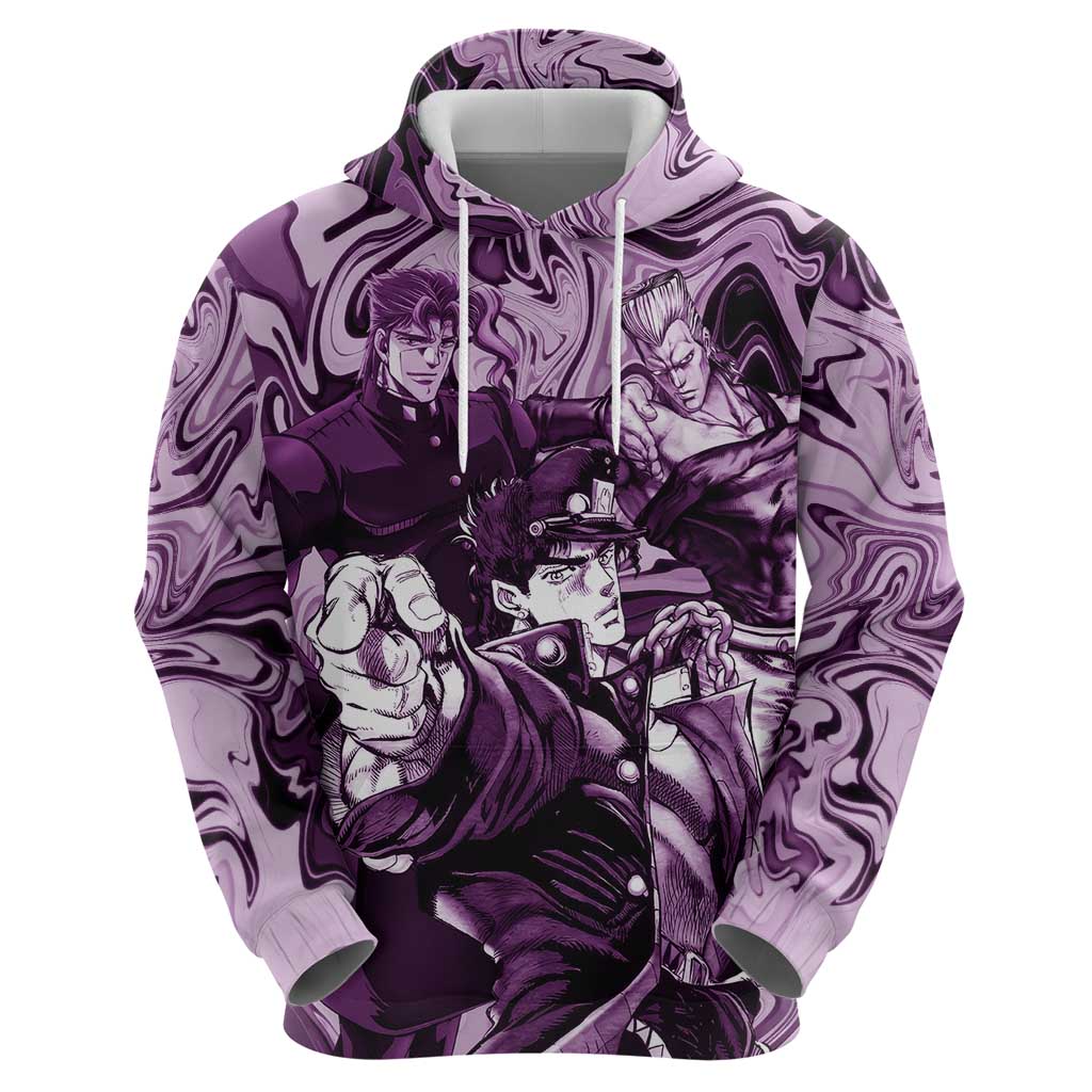 Lucid Stardust Crusaders Jojo’s Bizarre Adventure Hoodie Anime Mix With Mable Style