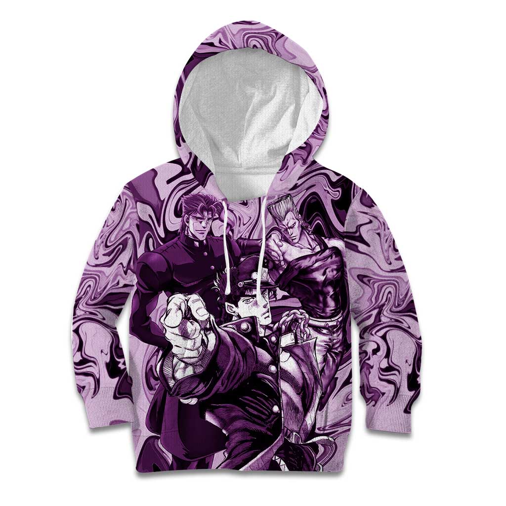 Lucid Stardust Crusaders Jojo’s Bizarre Adventure Kid Hoodie Anime Mix With Mable Style