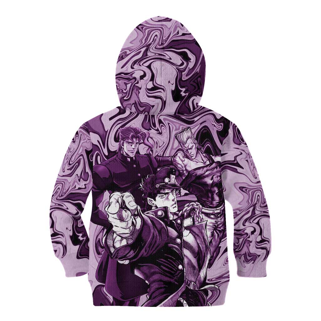 Lucid Stardust Crusaders Jojo’s Bizarre Adventure Kid Hoodie Anime Mix With Mable Style