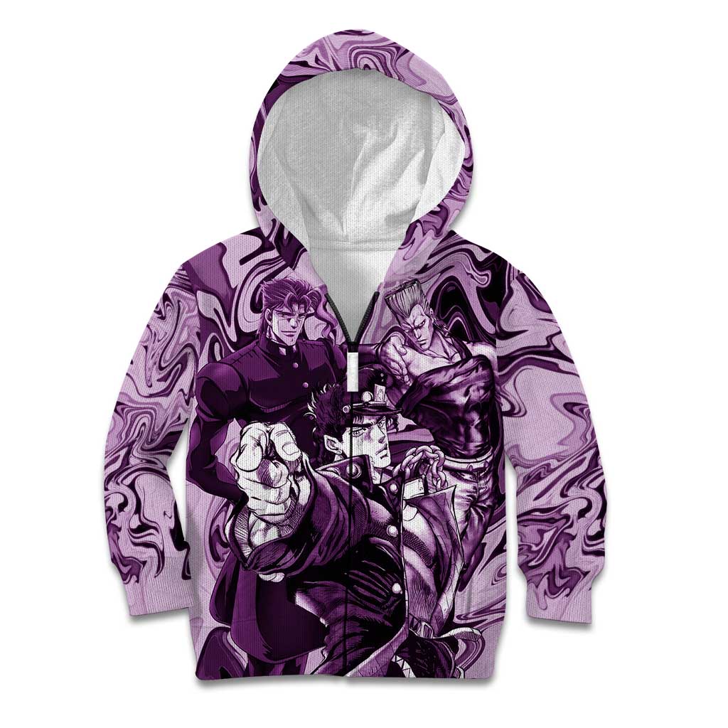 Lucid Stardust Crusaders Jojo’s Bizarre Adventure Kid Hoodie Anime Mix With Mable Style