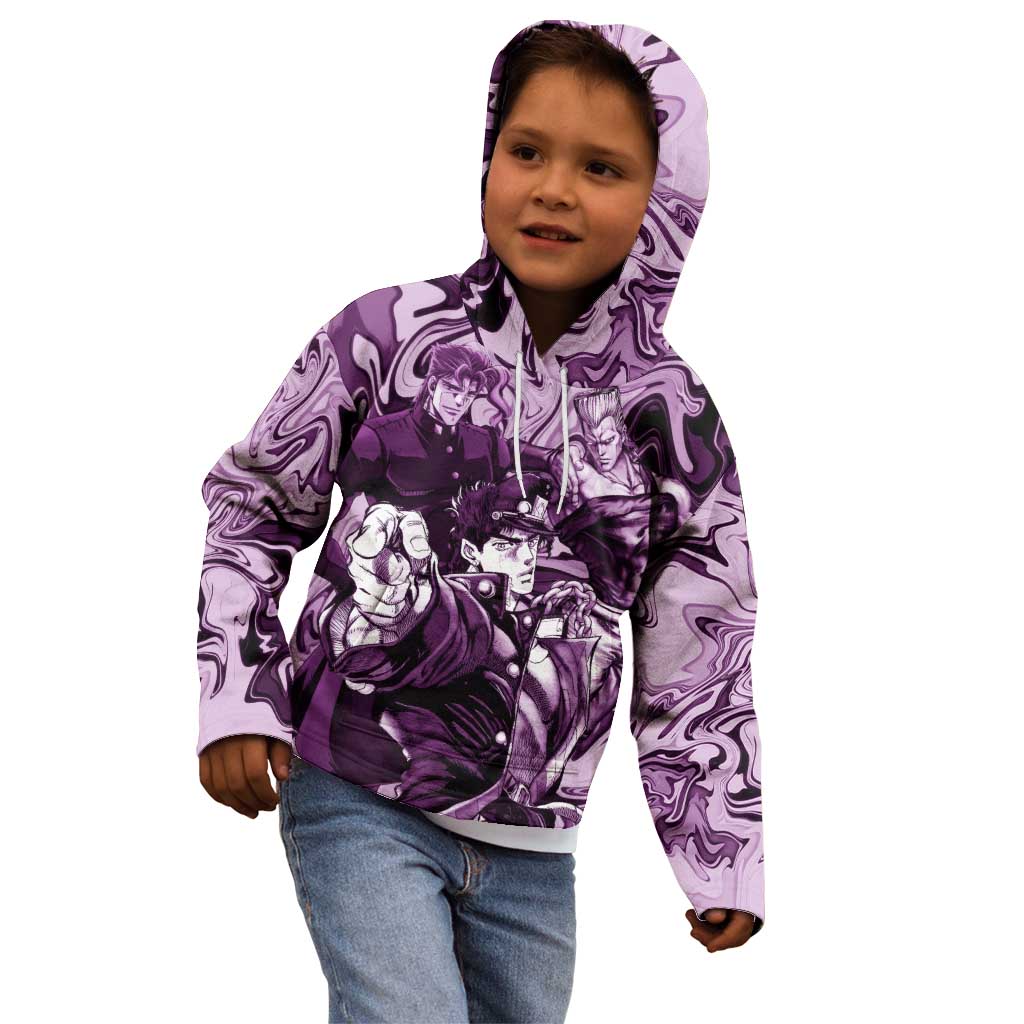 Lucid Stardust Crusaders Jojo’s Bizarre Adventure Kid Hoodie Anime Mix With Mable Style