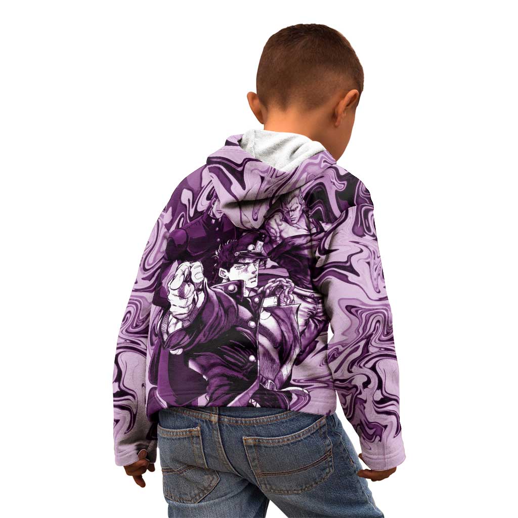 Lucid Stardust Crusaders Jojo’s Bizarre Adventure Kid Hoodie Anime Mix With Mable Style