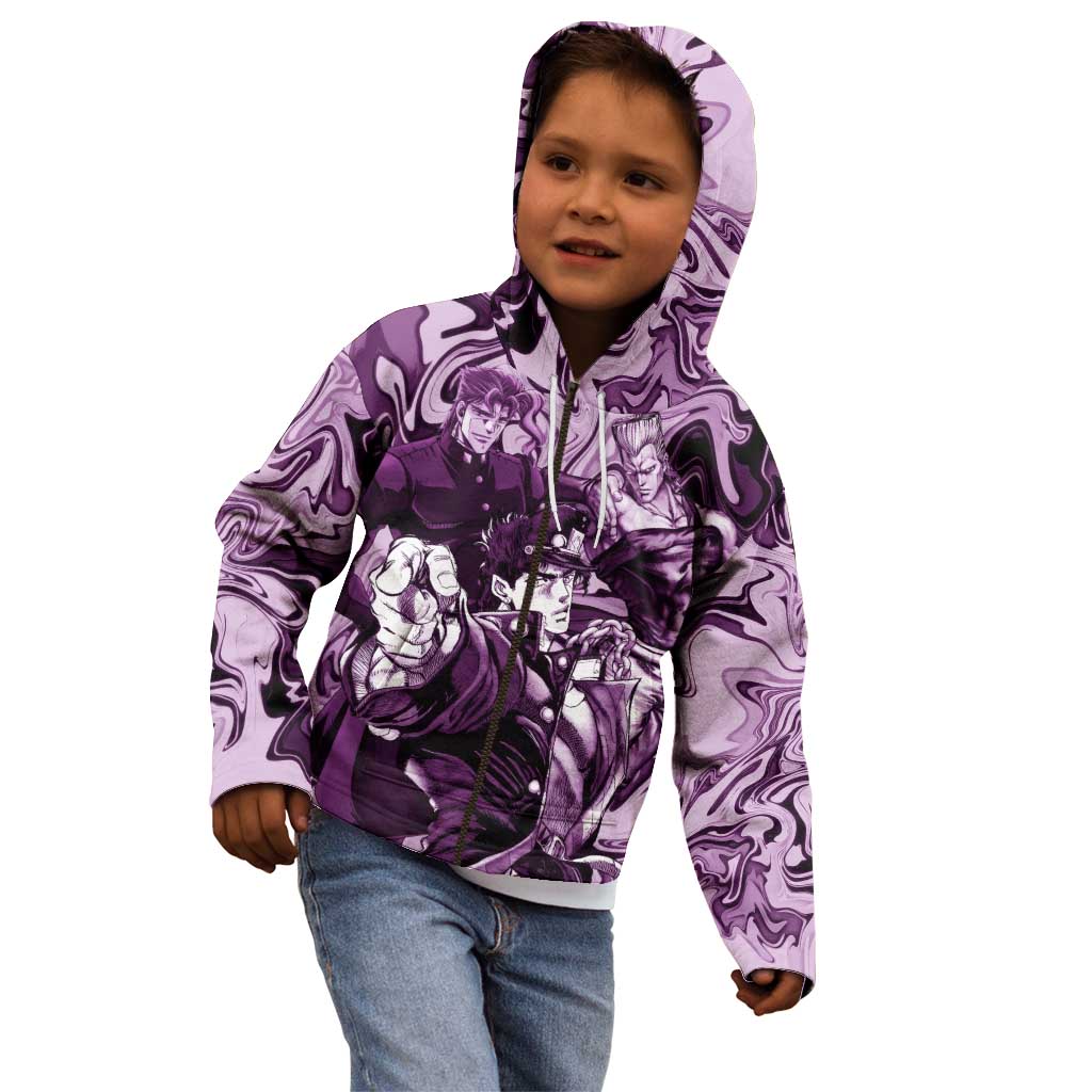 Lucid Stardust Crusaders Jojo’s Bizarre Adventure Kid Hoodie Anime Mix With Mable Style