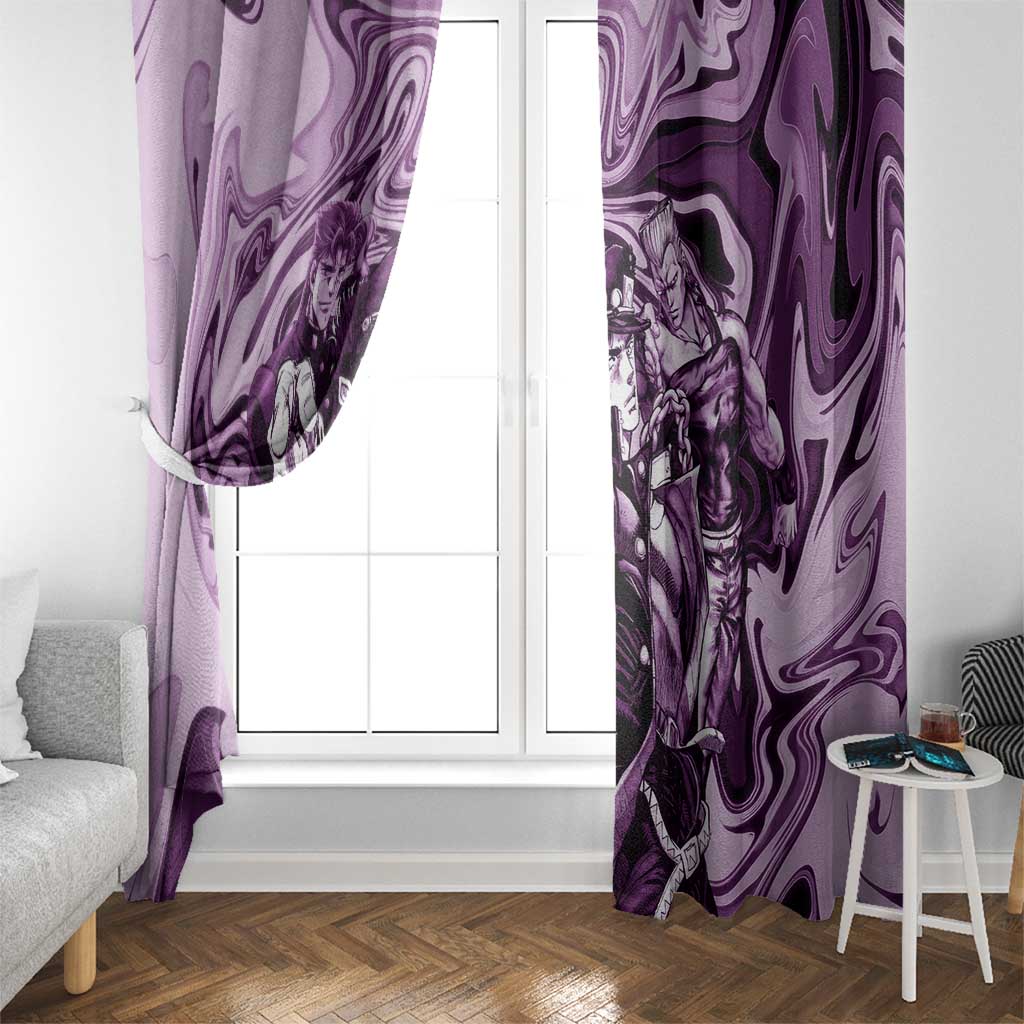 Lucid Stardust Crusaders Jojo’s Bizarre Adventure Window Curtain Anime Mix With Mable Style