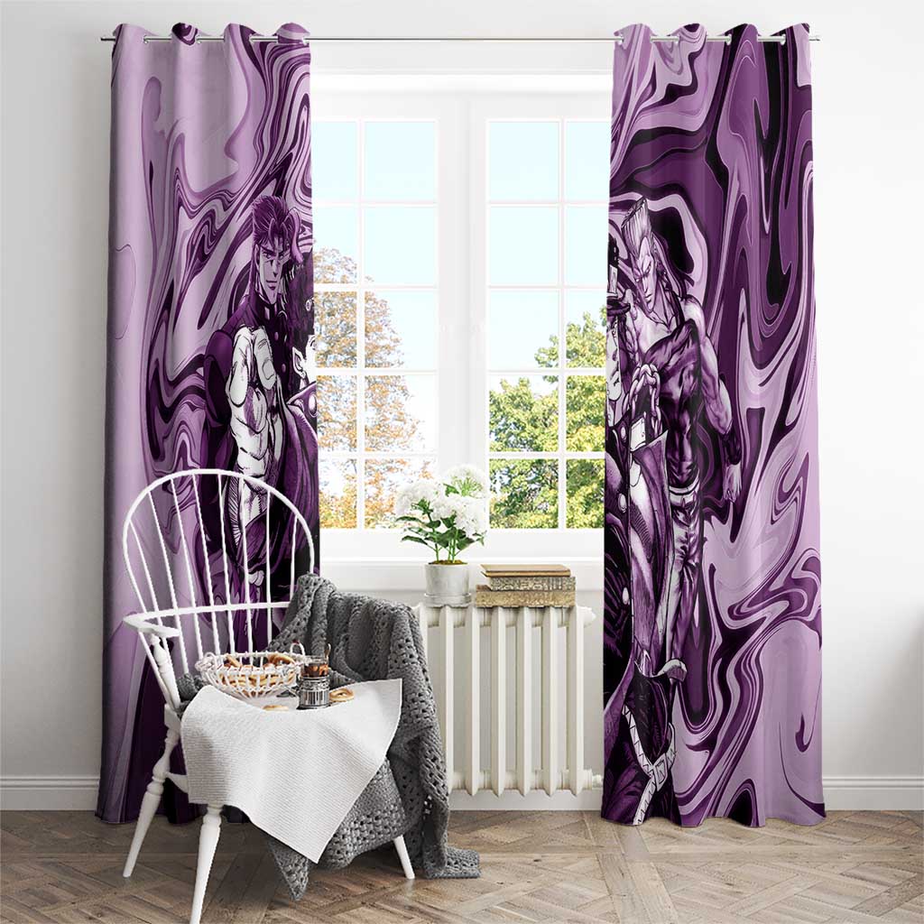 Lucid Stardust Crusaders Jojo’s Bizarre Adventure Window Curtain Anime Mix With Mable Style
