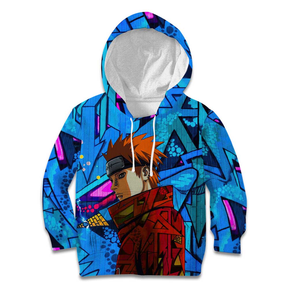 Naruto Akatsuki Urban Grafitti Pain Kid Hoodie Anime  Mix Abstract Style