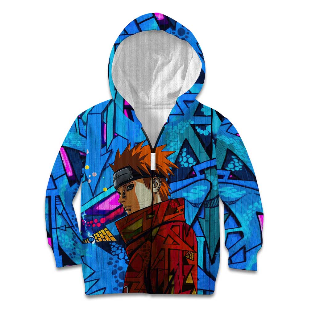 Naruto Akatsuki Urban Grafitti Pain Kid Hoodie Anime  Mix Abstract Style