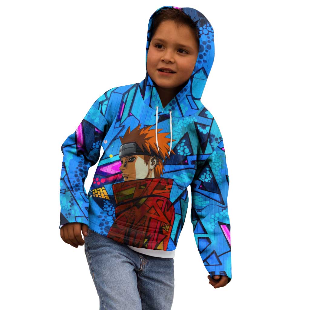 Naruto Akatsuki Urban Grafitti Pain Kid Hoodie Anime  Mix Abstract Style