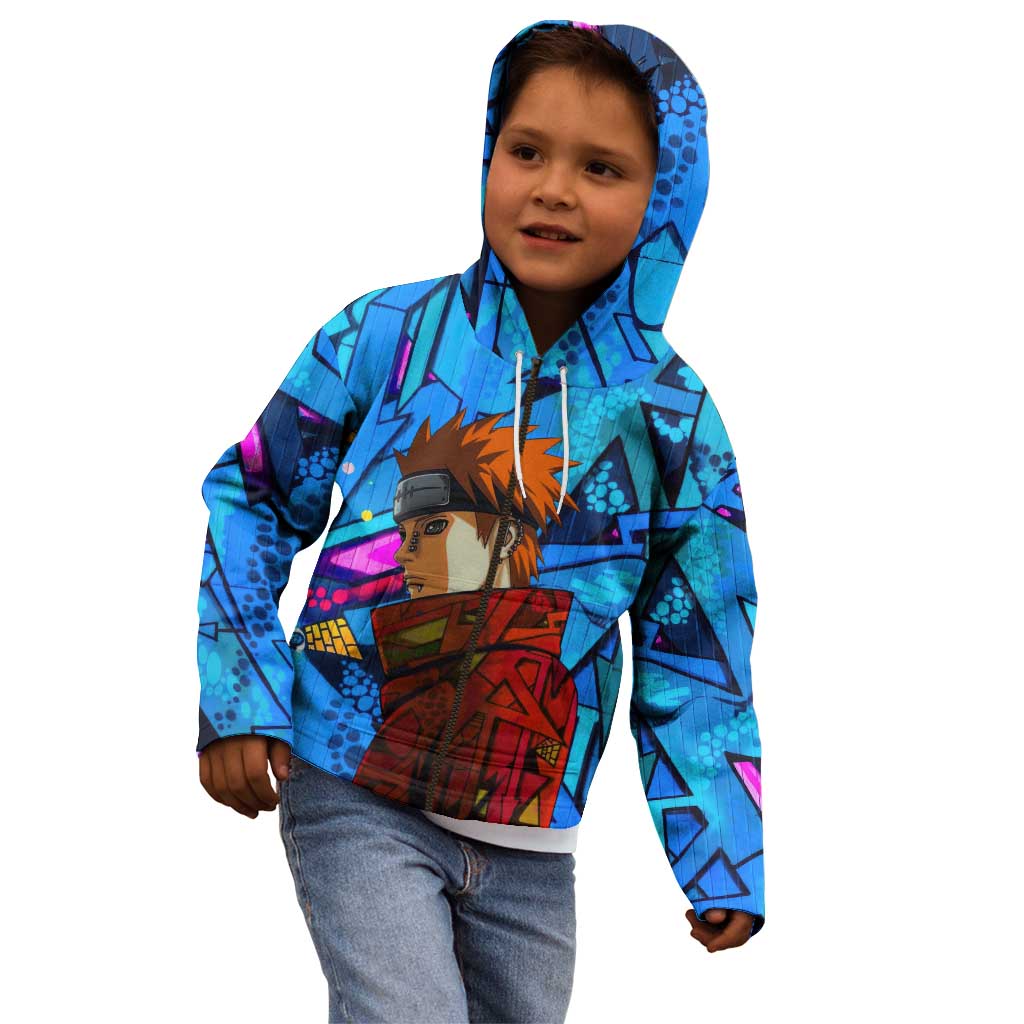 Naruto Akatsuki Urban Grafitti Pain Kid Hoodie Anime  Mix Abstract Style