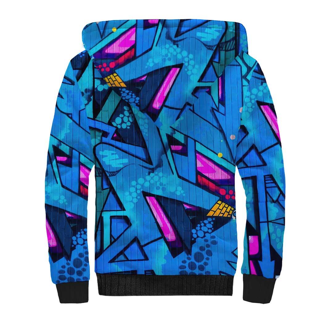 Naruto Akatsuki Urban Grafitti Pain Sherpa Hoodie Anime  Mix Abstract Style