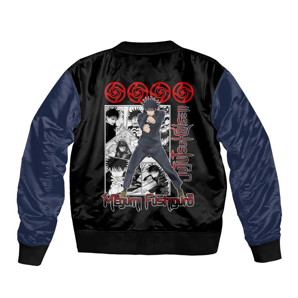 Megumi Fushiguro - Jujutsu Kaisen Bomber Jacket Anime Mix Manga Style