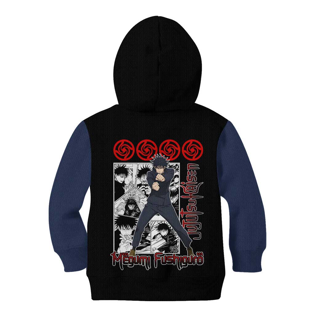 Megumi Fushiguro - Jujutsu Kaisen Kid Hoodie Anime Mix Manga Style
