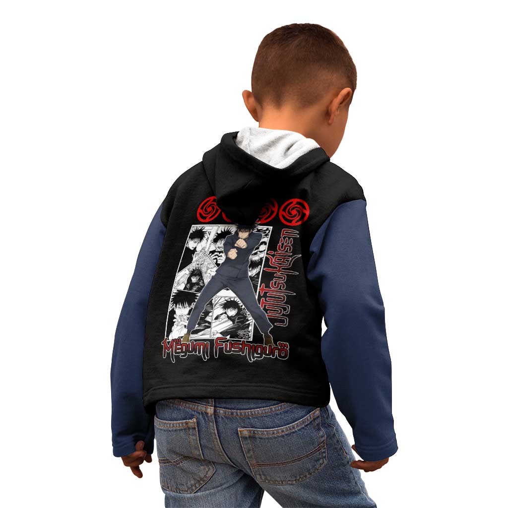 Megumi Fushiguro - Jujutsu Kaisen Kid Hoodie Anime Mix Manga Style