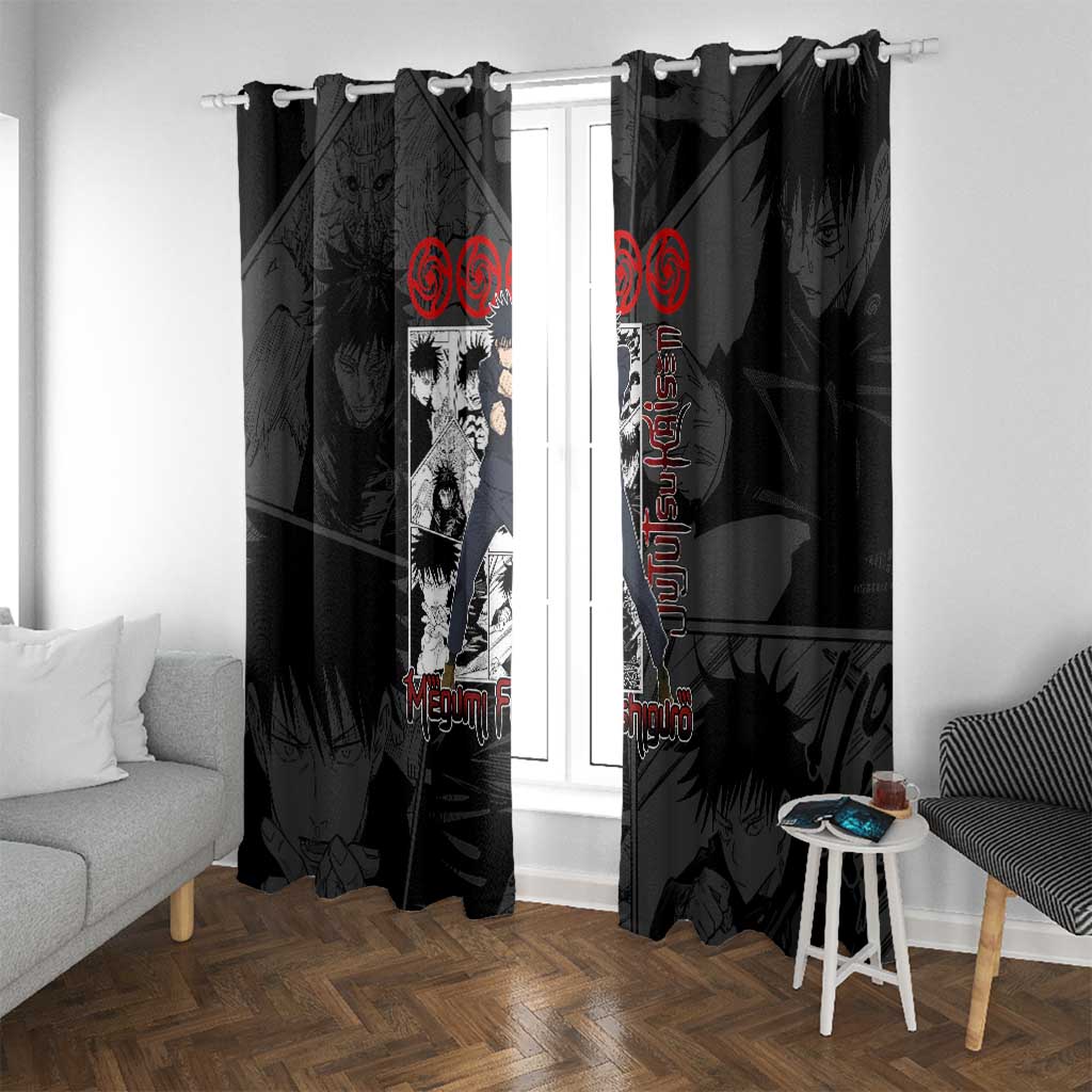 Megumi Fushiguro - Jujutsu Kaisen Window Curtain Anime Mix Manga Style
