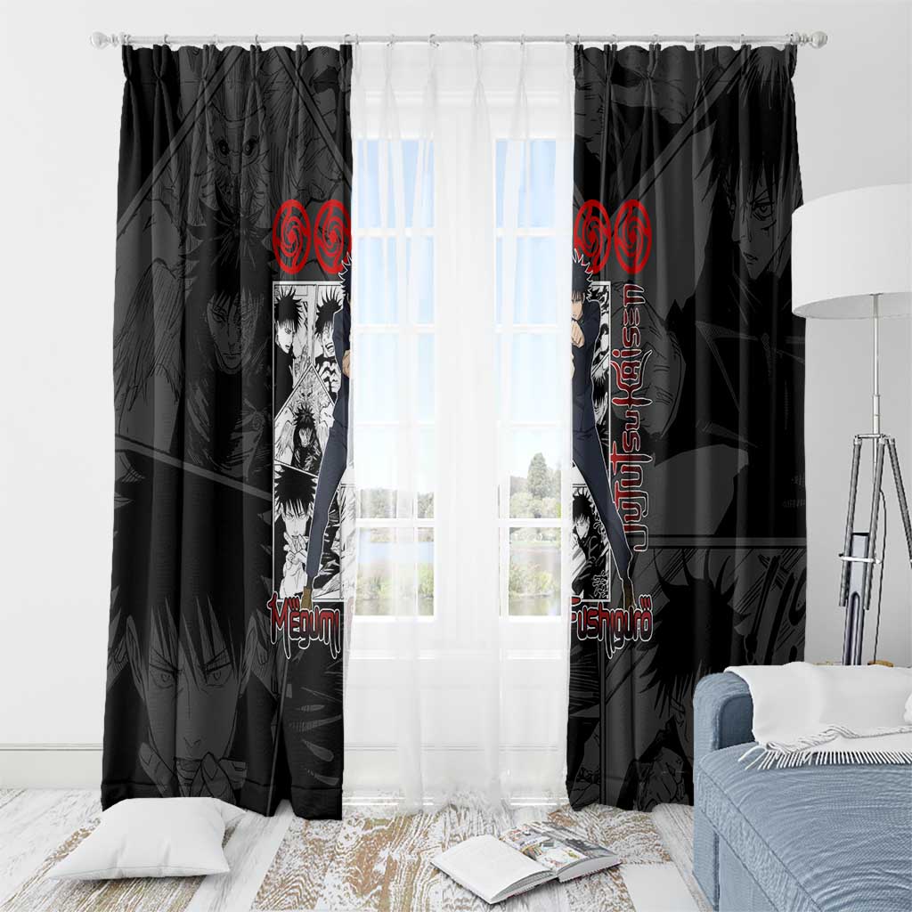 Megumi Fushiguro - Jujutsu Kaisen Window Curtain Anime Mix Manga Style