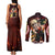 Blazing Bakugo My Hero Academia Couples Matching Tank Maxi Dress and Long Sleeve Button Shirt Anime Style