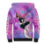 Trippy Uraraka Ochako My Hero Academia Sherpa Hoodie Anime Mix Tie Dye Style