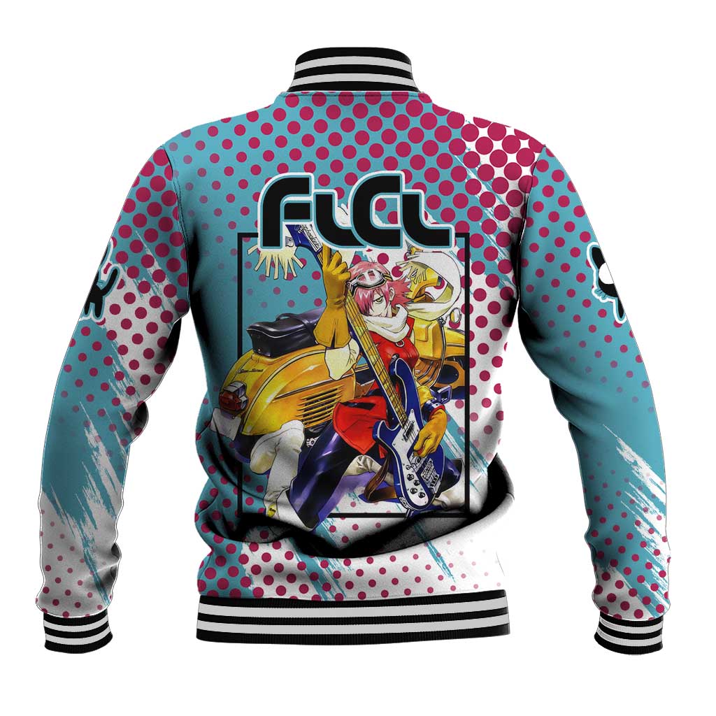 Neon FLCL Baseball Jacket Anime Style