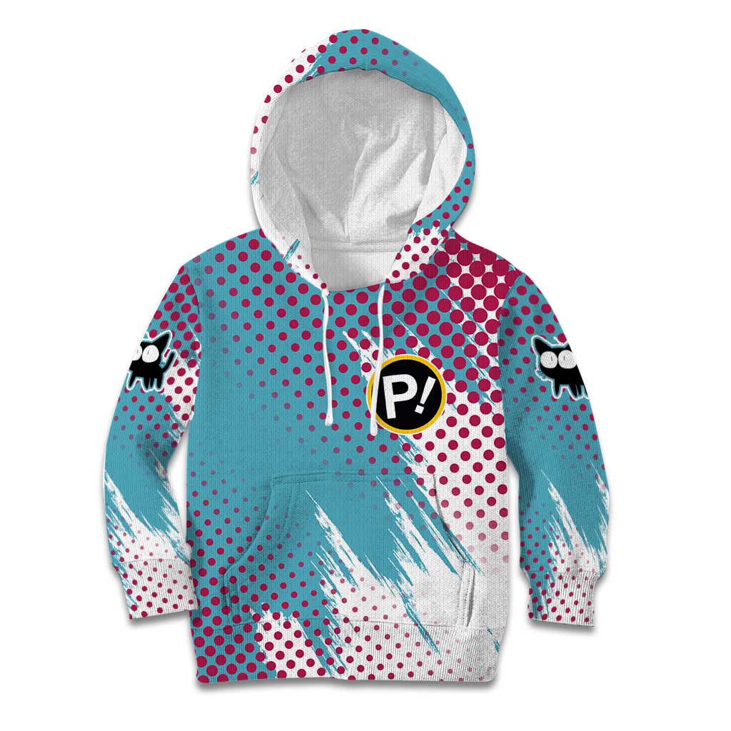 Neon FLCL Kid Hoodie Anime Style