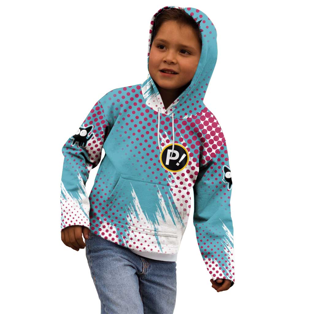 Neon FLCL Kid Hoodie Anime Style