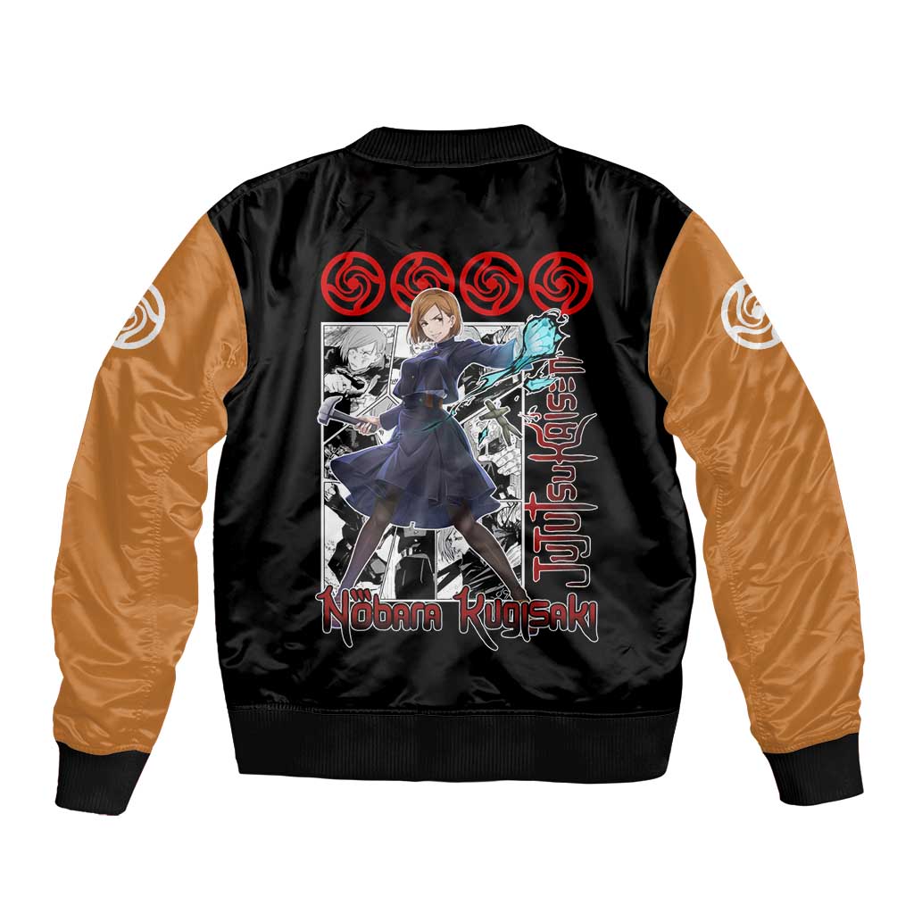 Nobara Kugisaki  - Jujutsu Kaisen Bomber Jacket Anime Mix Manga Style