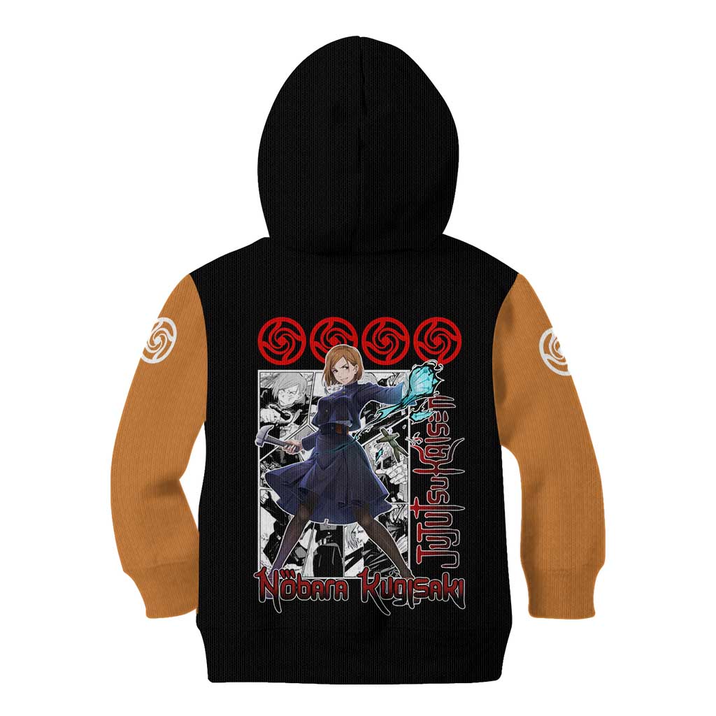 Nobara Kugisaki  - Jujutsu Kaisen Kid Hoodie Anime Mix Manga Style