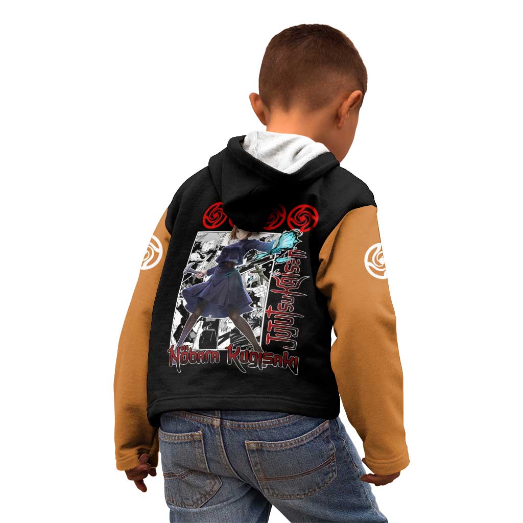 Nobara Kugisaki  - Jujutsu Kaisen Kid Hoodie Anime Mix Manga Style