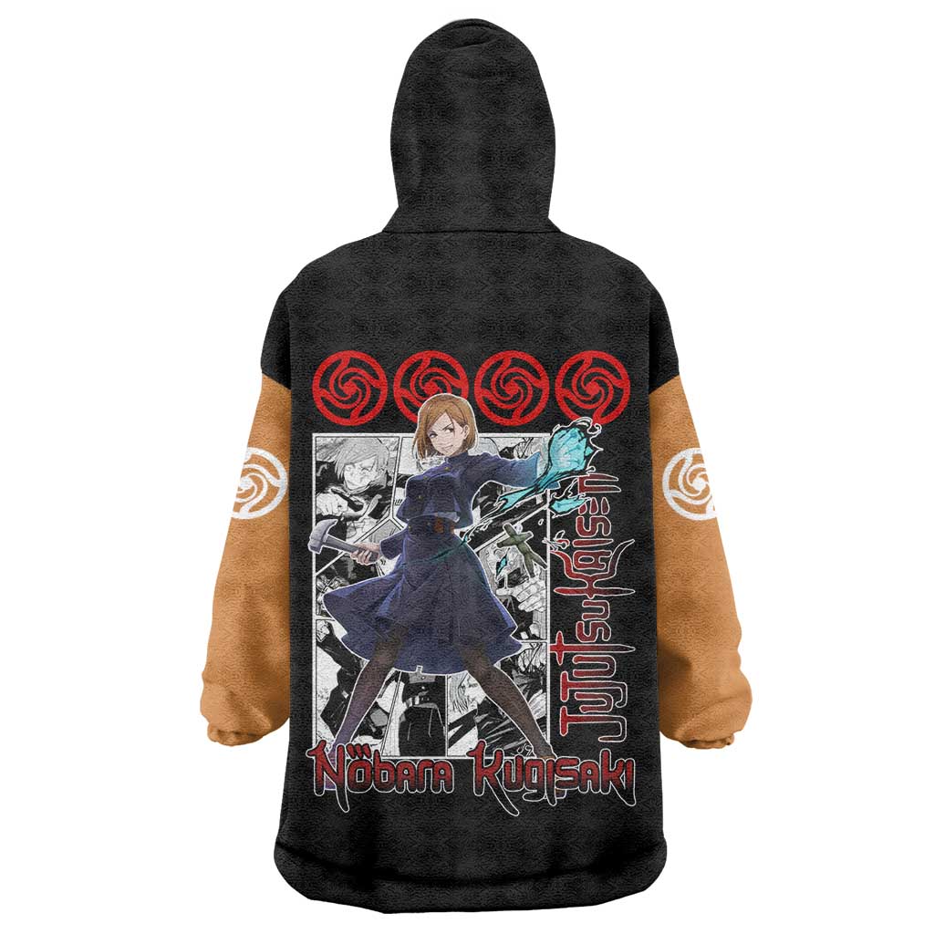 Nobara Kugisaki  - Jujutsu Kaisen Wearable Blanket Hoodie Anime Mix Manga Style