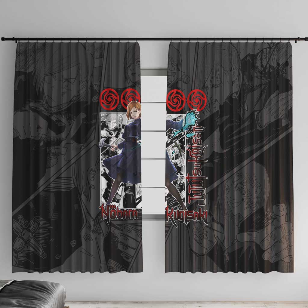 Nobara Kugisaki  - Jujutsu Kaisen Window Curtain Anime Mix Manga Style
