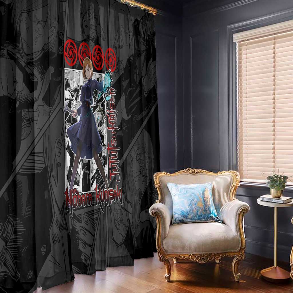 Nobara Kugisaki  - Jujutsu Kaisen Window Curtain Anime Mix Manga Style