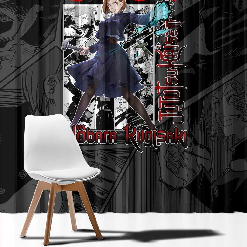 Nobara Kugisaki  - Jujutsu Kaisen Window Curtain Anime Mix Manga Style