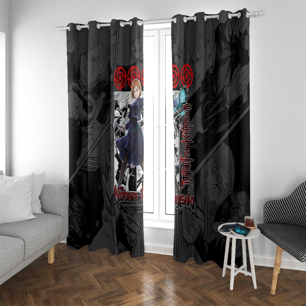 Nobara Kugisaki  - Jujutsu Kaisen Window Curtain Anime Mix Manga Style