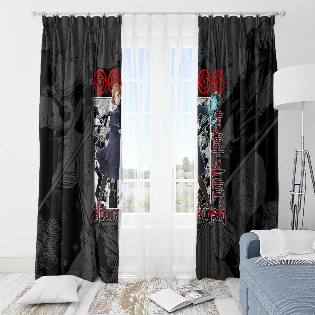 Nobara Kugisaki  - Jujutsu Kaisen Window Curtain Anime Mix Manga Style