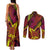 Naruto Neon Bond Akatsuki Couples Matching Tank Maxi Dress and Long Sleeve Button Shirt Anime Mix Trippy Style