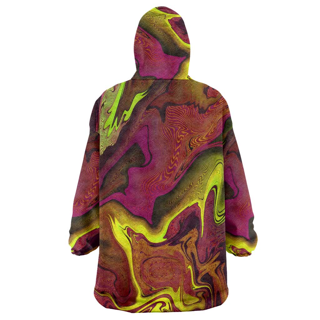 Naruto Neon Bond Akatsuki Wearable Blanket Hoodie Anime Mix Trippy Style