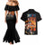 Portgas D. Ace V2 One Piece Couples Matching Mermaid Dress and Hawaiian Shirt Anime Style