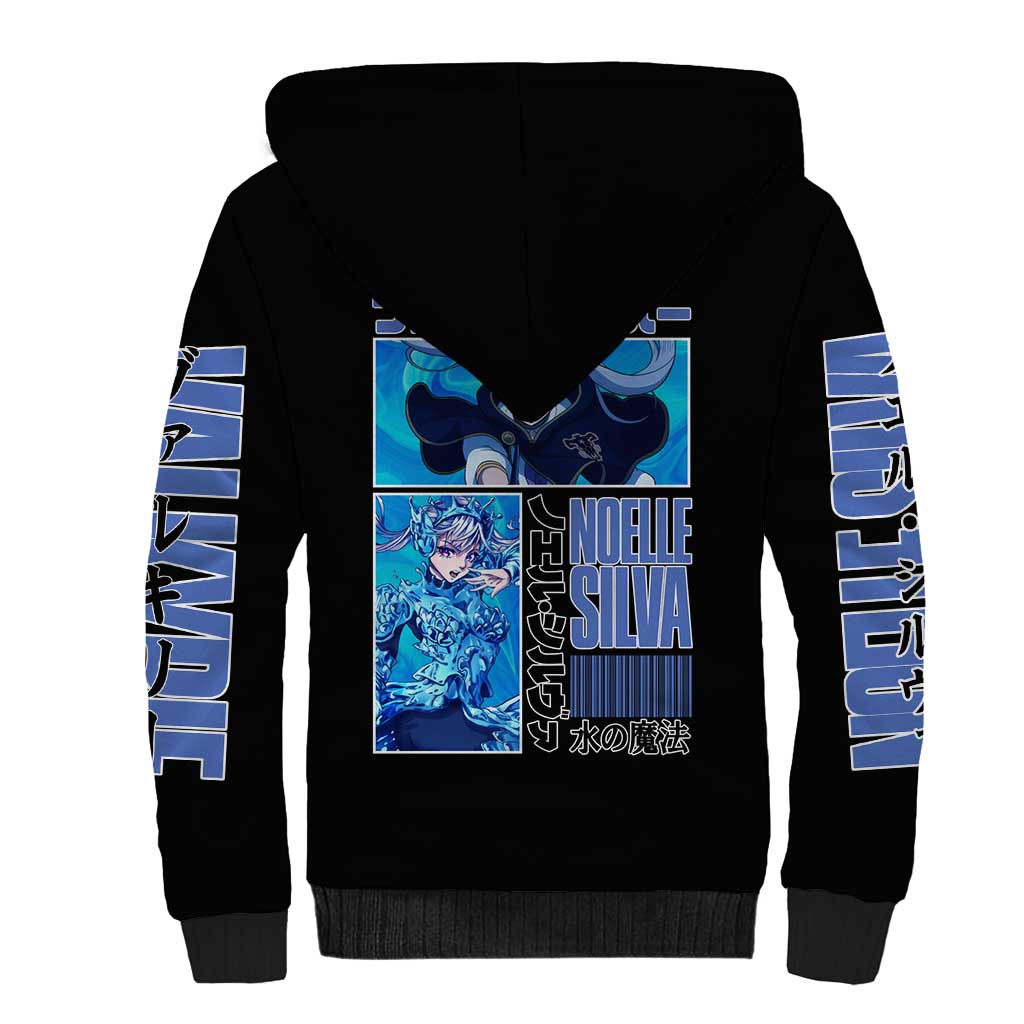 Noelle Silva Black Clover Sherpa Hoodie Anime Style