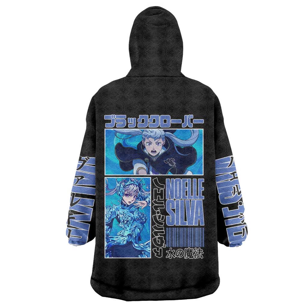 Noelle Silva Black Clover Wearable Blanket Hoodie Anime Style
