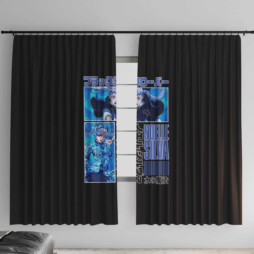 Noelle Silva Black Clover Window Curtain Anime Style