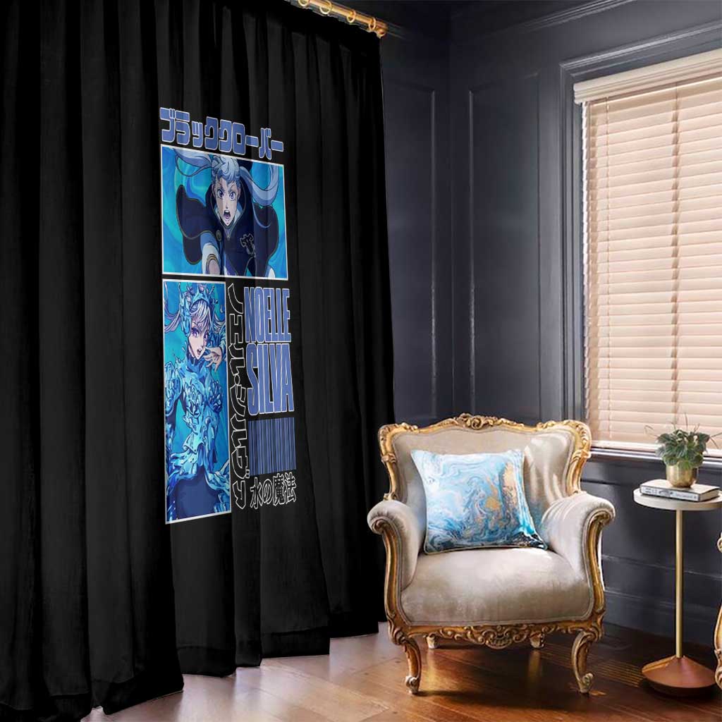 Noelle Silva Black Clover Window Curtain Anime Style