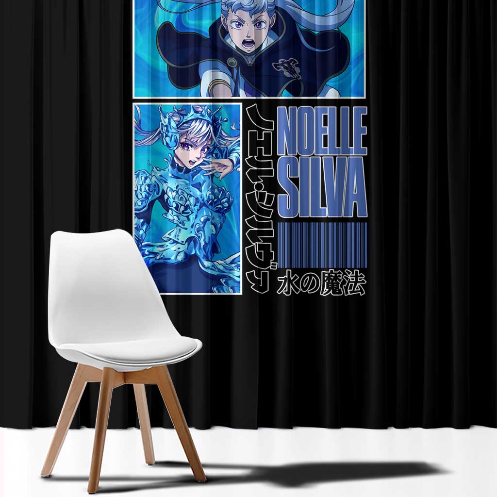 Noelle Silva Black Clover Window Curtain Anime Style