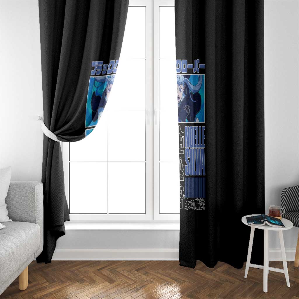 Noelle Silva Black Clover Window Curtain Anime Style