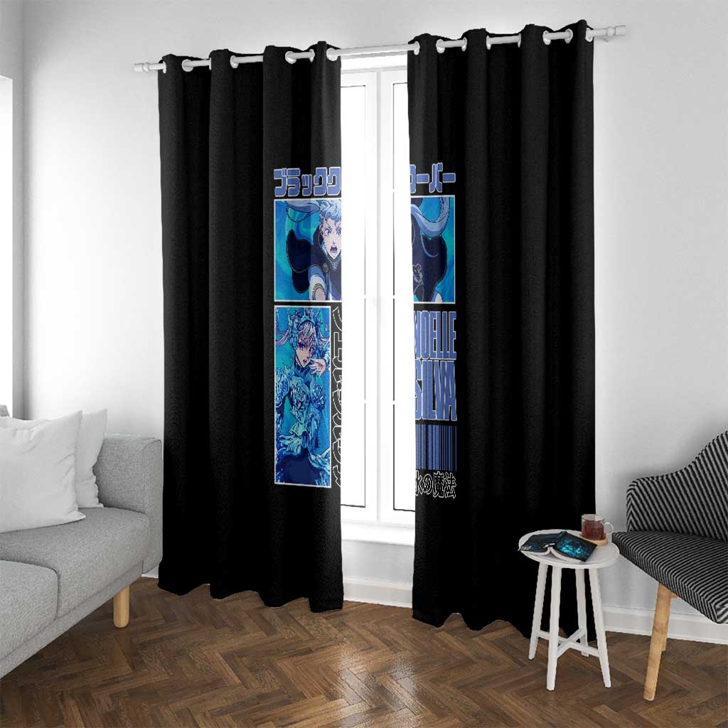 Noelle Silva Black Clover Window Curtain Anime Style
