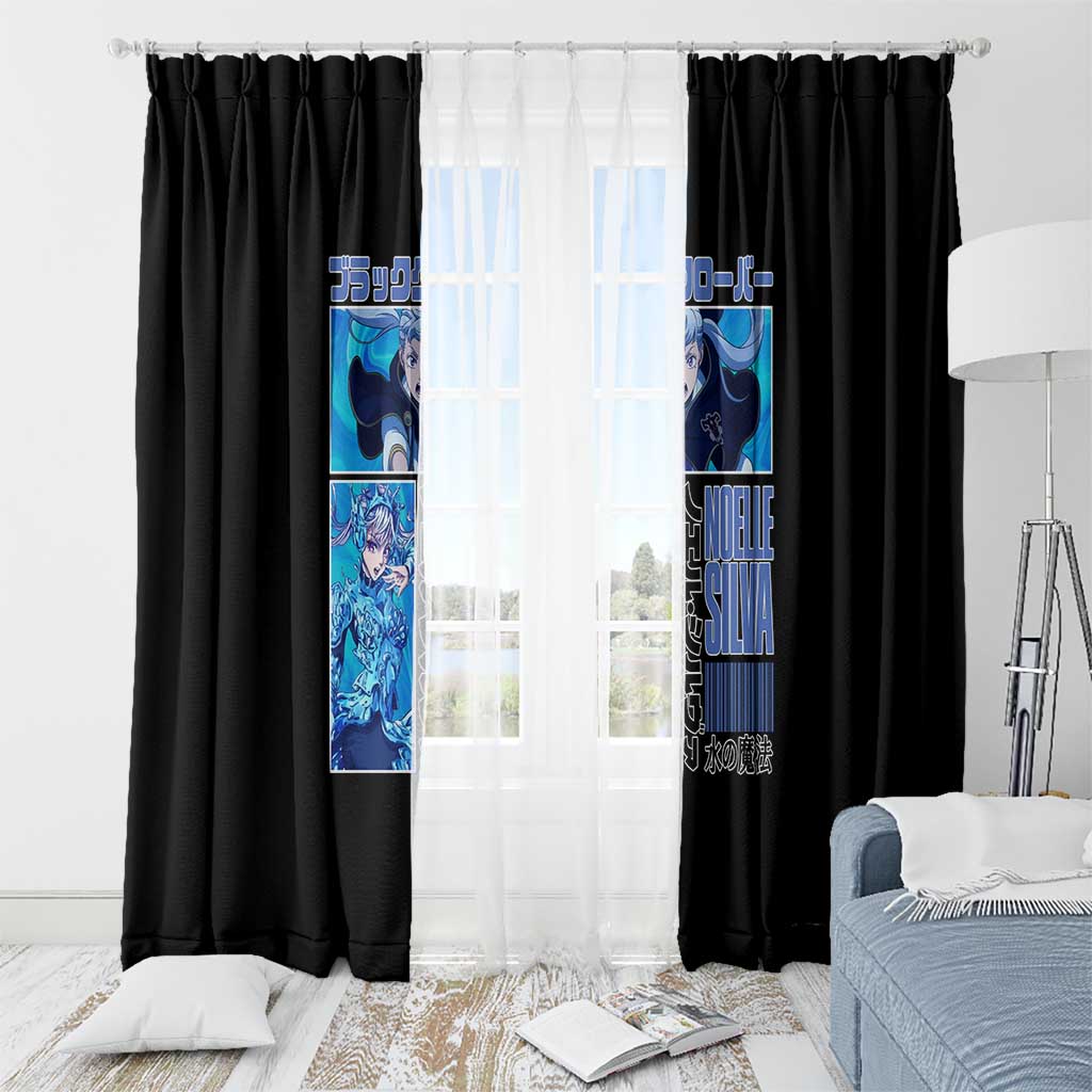 Noelle Silva Black Clover Window Curtain Anime Style