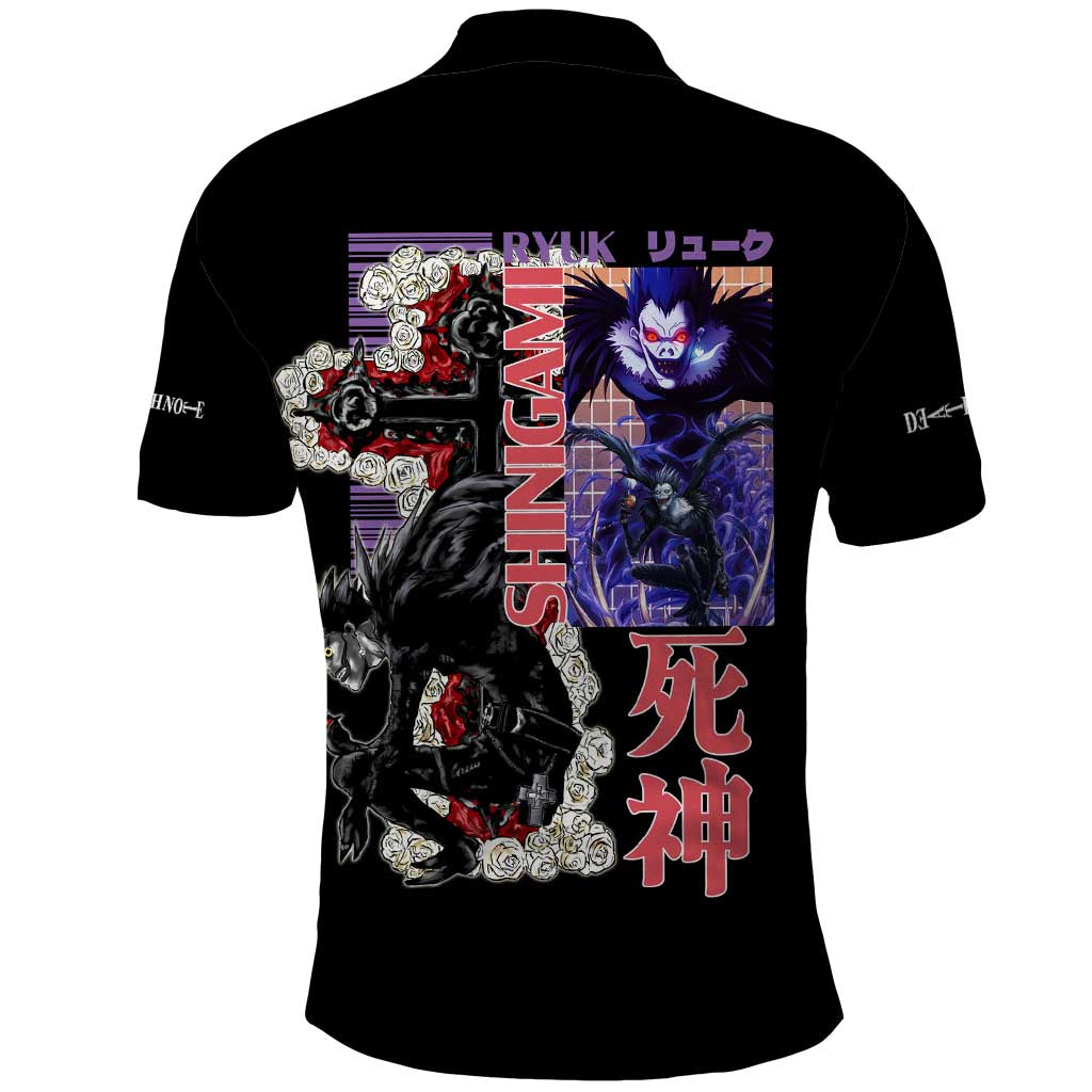 Ryuk Death Note Polo Shirt Anime Style