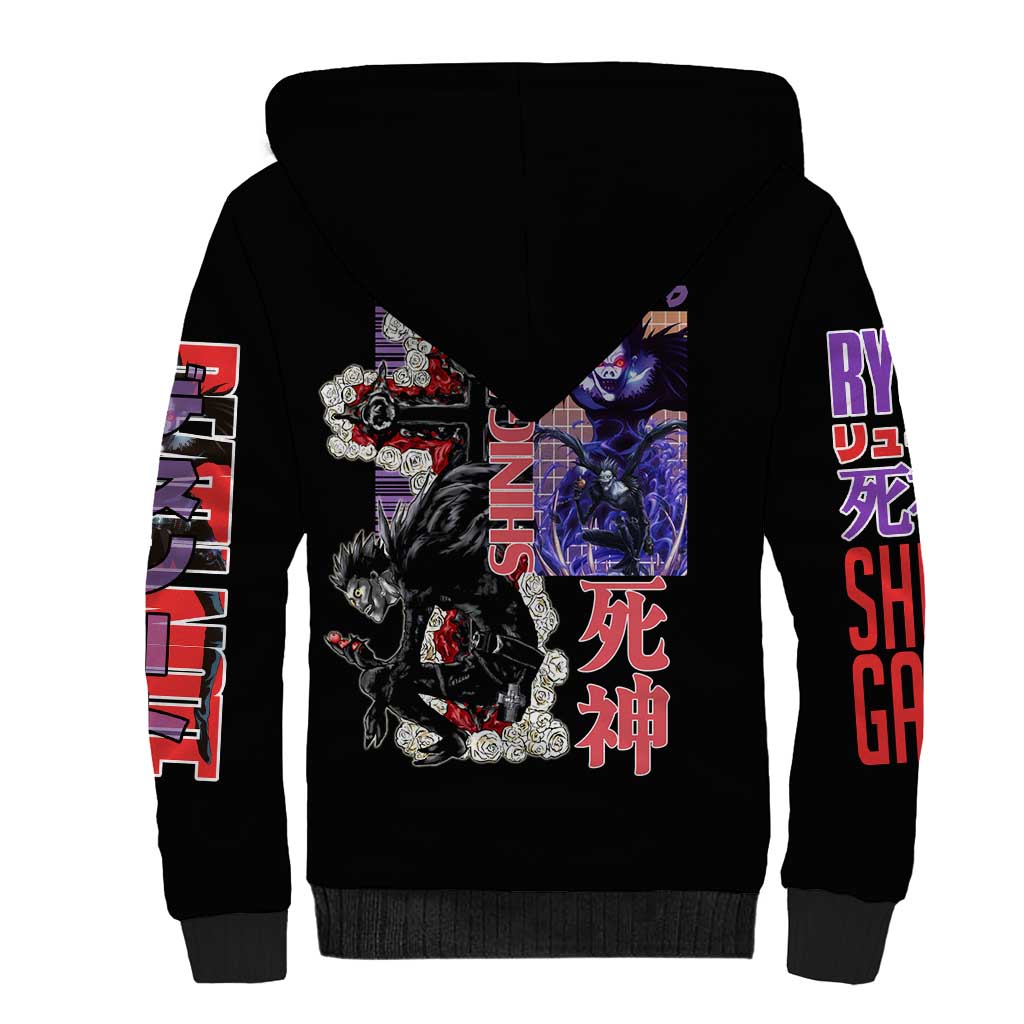 Ryuk Death Note Sherpa Hoodie Anime Style