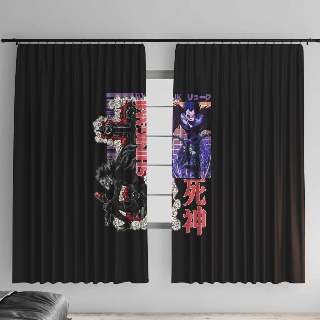 Ryuk Death Note Window Curtain Anime Style