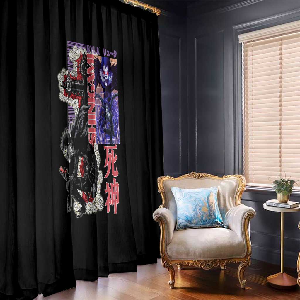 Ryuk Death Note Window Curtain Anime Style